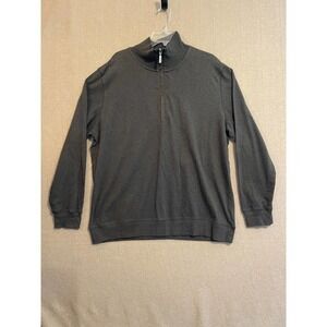 Covington Pullover Men's XL Gray Long Sleeve 1/4 Zip